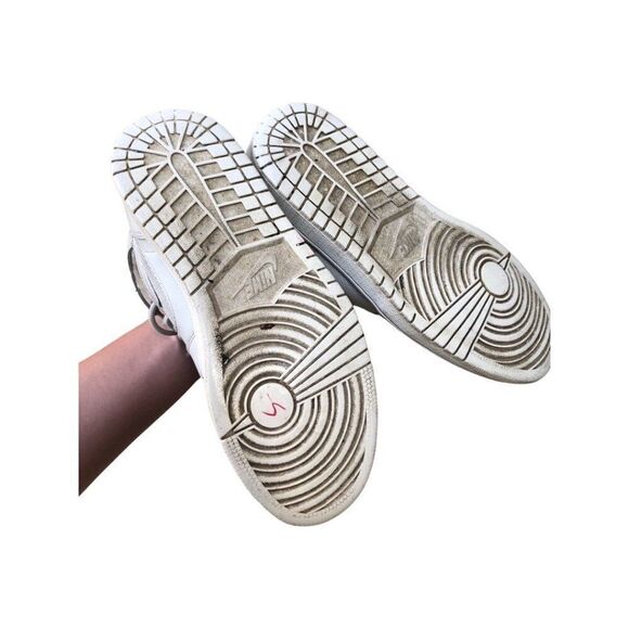 Nike Air Jordan 1 Retro High Nouveau Pure Platinum Crimson Size 8 - Picture 6 of 16